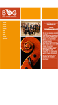 Mobile Screenshot of bremerorchestergemeinschaft.de
